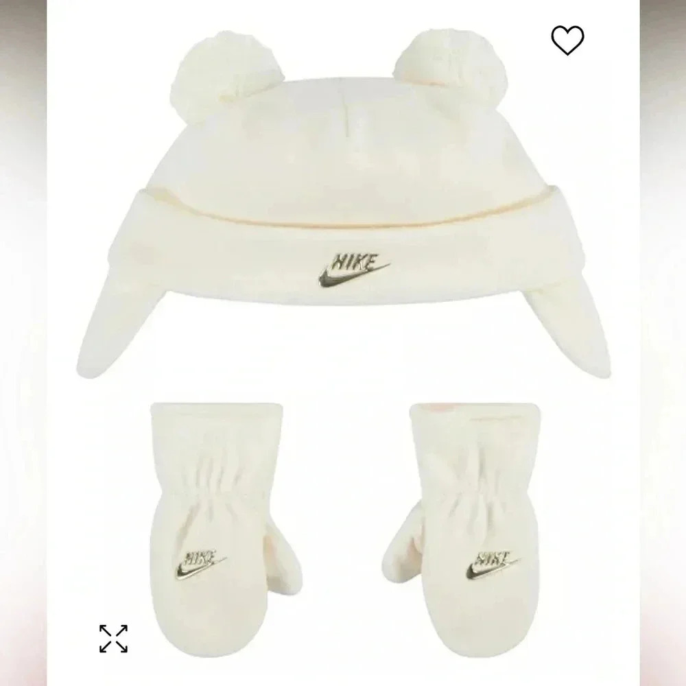 Nike Two Piece Hat and Gloves Set 2T-4T